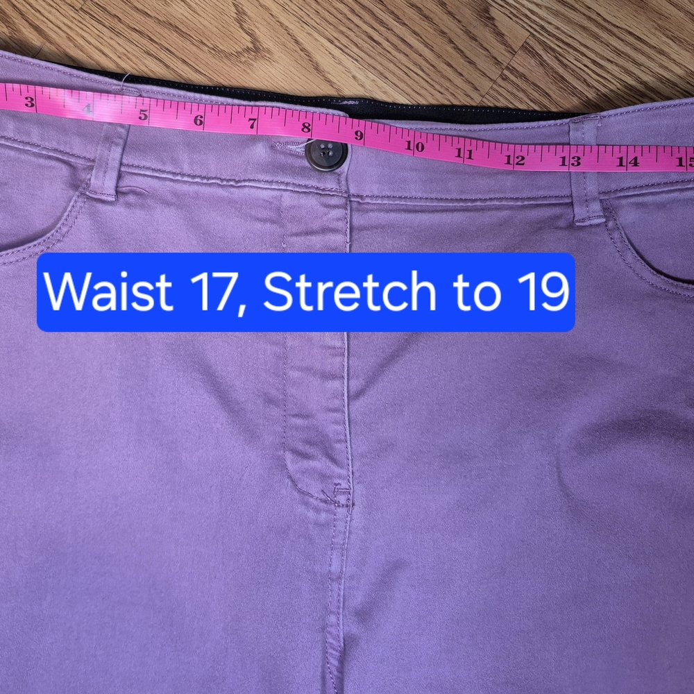 10. Violets & Roses Pink Cropped Pants - Picture 6 of 12
